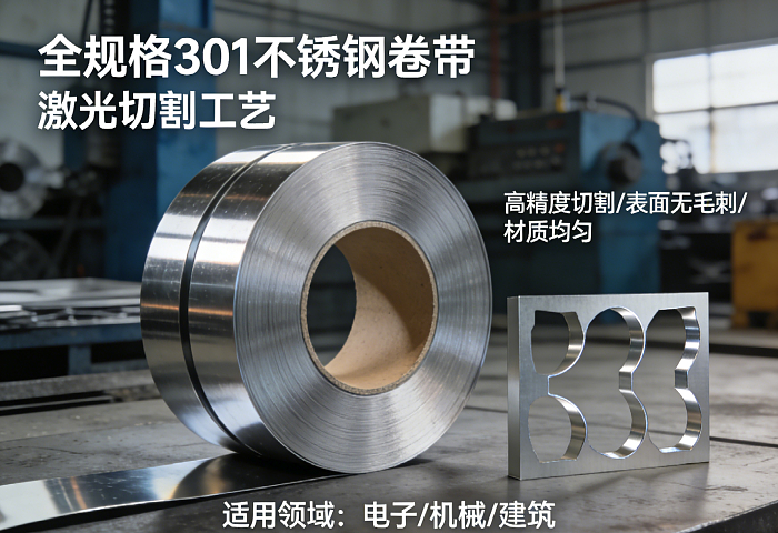 全规格 301 不锈钢卷带 激光切割