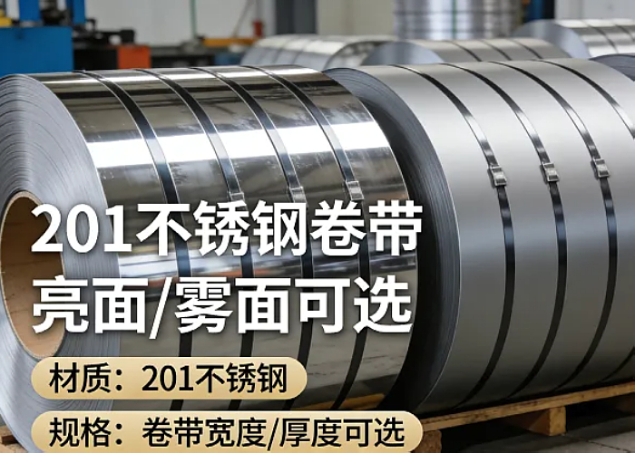 201 不锈钢卷带 亮面 / 雾面可选