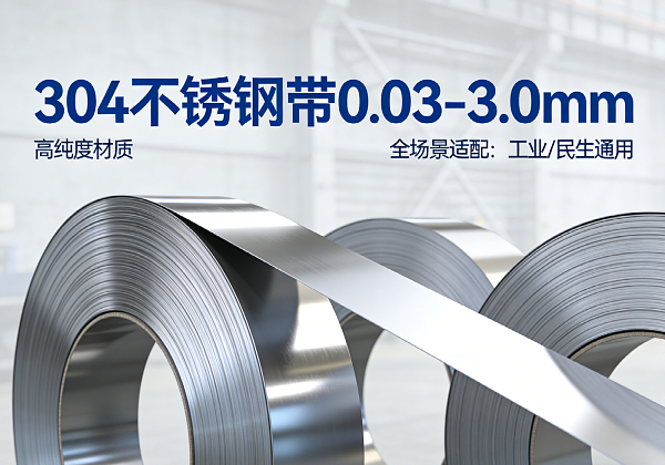 304 不锈钢带 0.03-3.0mm！高纯度材质